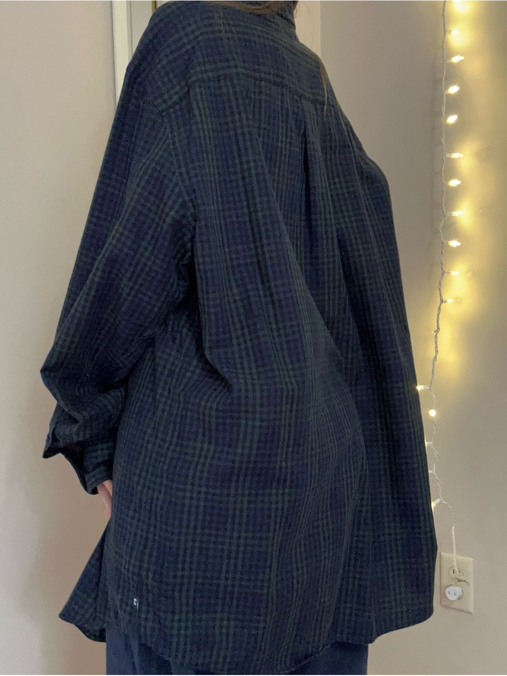 Green and Blue Gingham Button Down Shirt - Picture 6 of 7